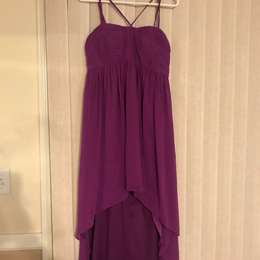 Purple Kaur boutique high low dress